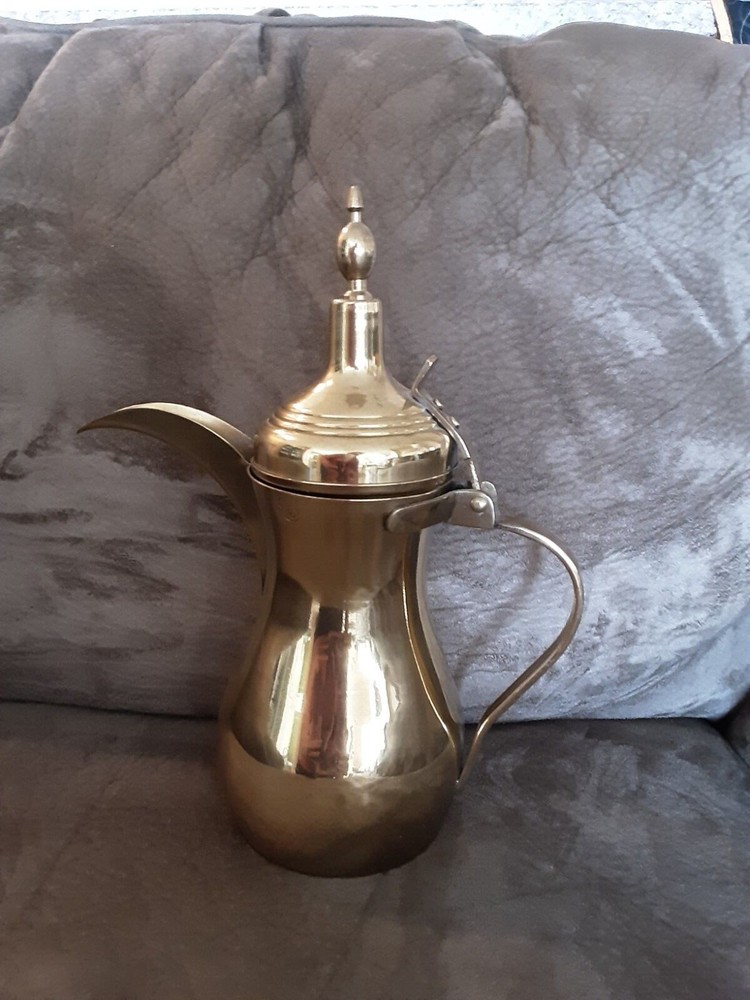 VINTAGE  brass middle  Eastern Coffee pot