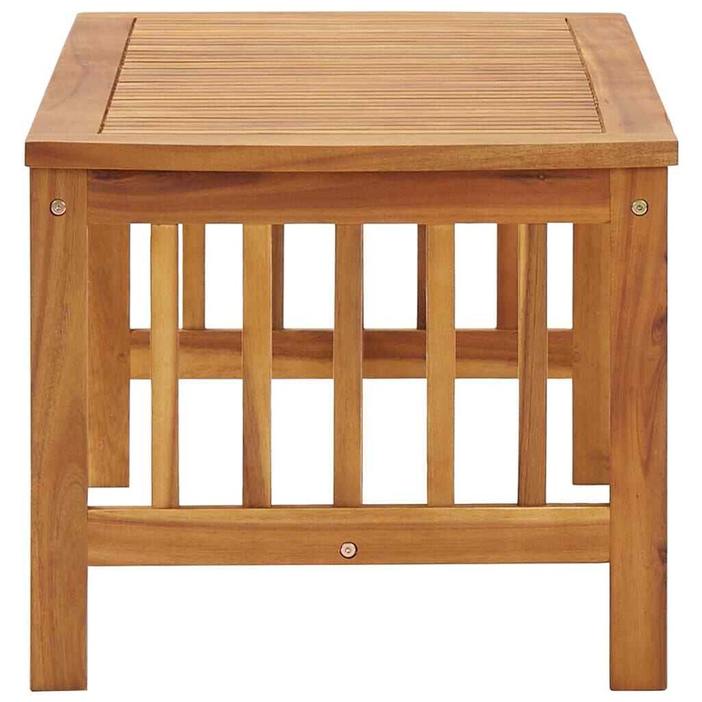 Coffee Table End Table Wooden Side Table Solid Wood Acacia 40.2 Inch vidaXL