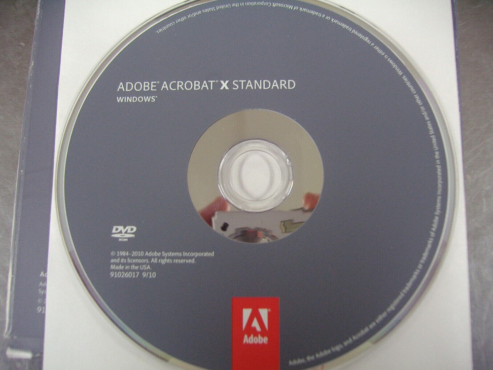Adobe Acrobat X 10 Standard Full Version for Windows Licensed for 2 PCs