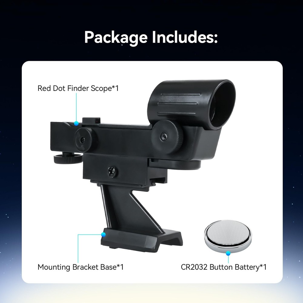 SVBONY Red Dot Finderscope, Star Pointer Compatible for Celestron 80EQ 80DX...
