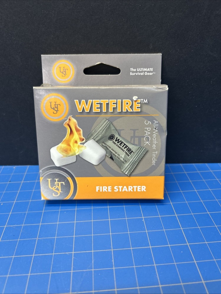 Ultimate Survival Technologies: Wetfire 5-Pack, All-weather Tinder,  UST