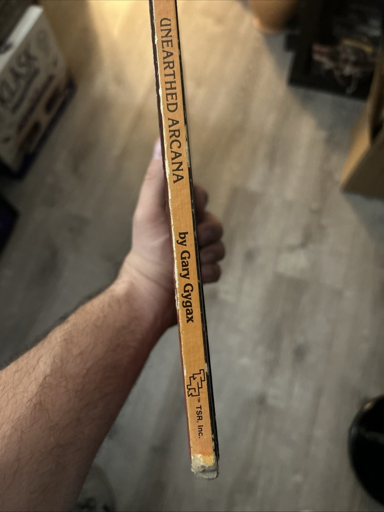 TSR Dungeons & Dragons Unearthed Arcana 1st Edition
