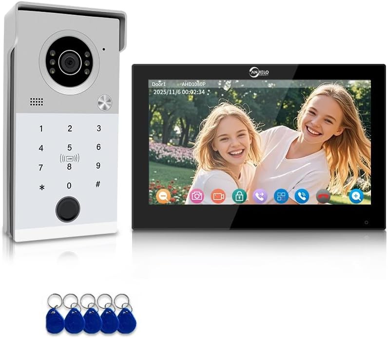 Smart Video Door Phone System Support Remote Unlock,Night Vision