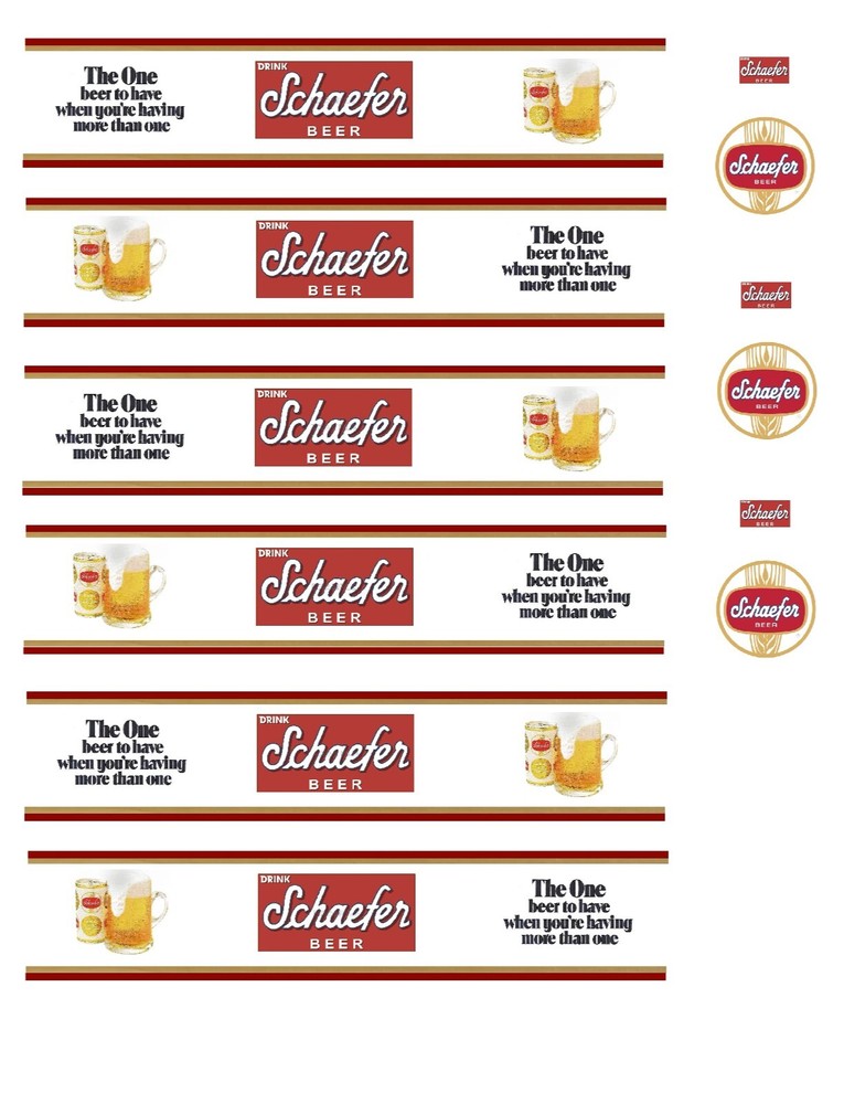 HO Scale Truck / Trailer Decals. " Schaefer "  ( for 45' Trailers )