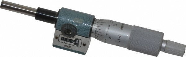 Mitutoyo 250-312 Mechanical Digital Micrometer Head, 0-1" Range