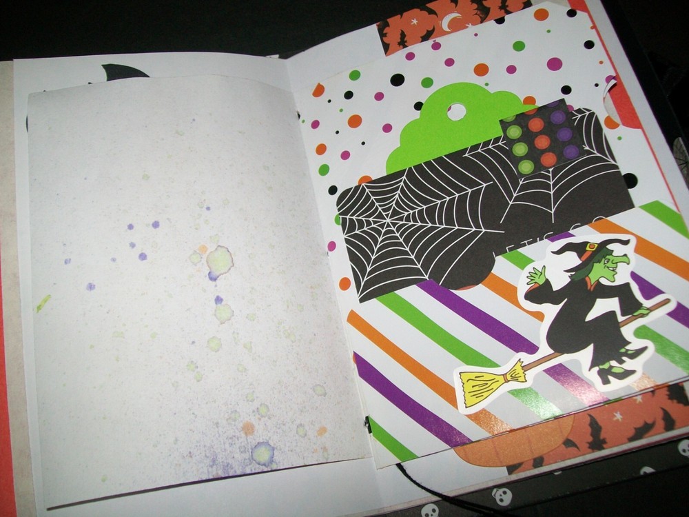 Halloween Junk Journal Folio Handmade Blank Journal With Ephemera