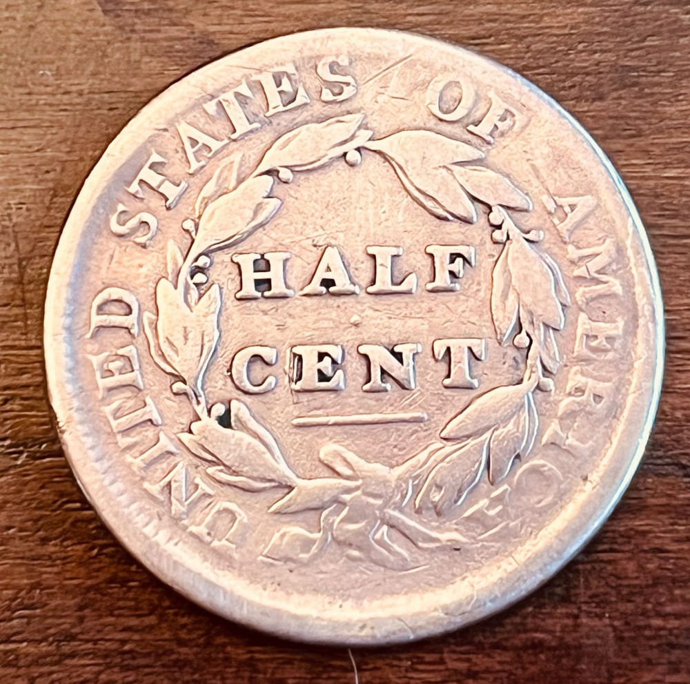 US Half Cent from 1809