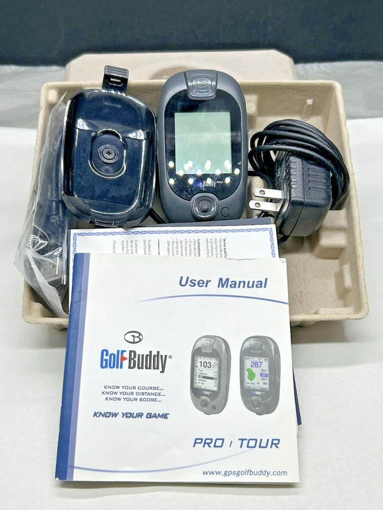 Golf Buddy Pro GPS Rangefinder LCD Display In Box