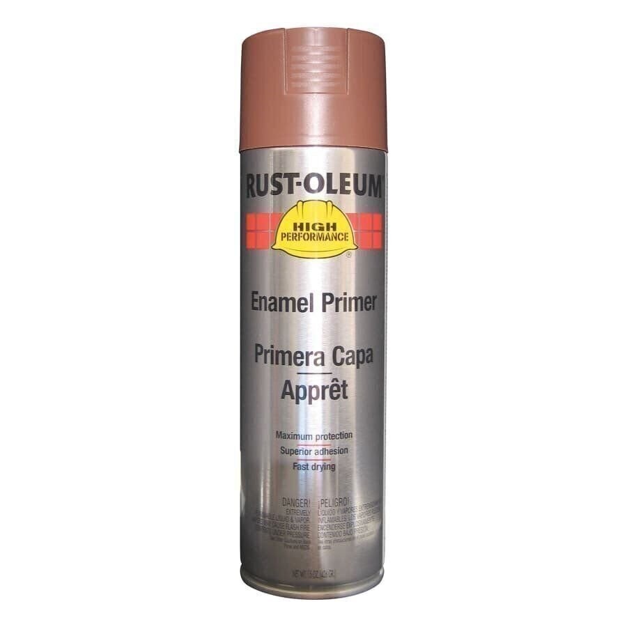 Rust-Oleum High Performance V2100 System Enamel Aerosol, 15 oz Can, Red, Primer