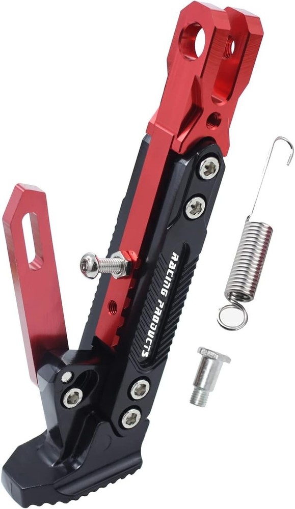 Universal Motorcycle Kickstand Adjustable Foot Side Support Parking Kickstand...