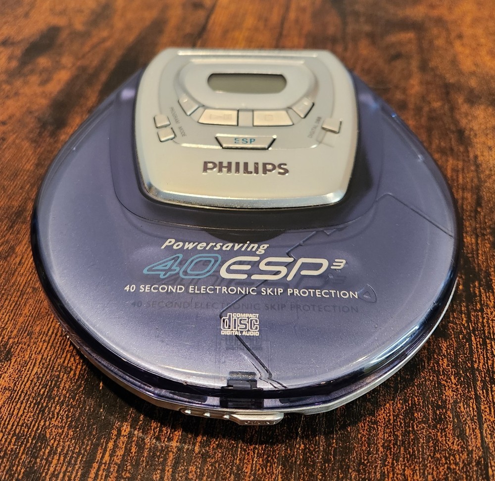 Philips Powersaving 40 ESP3 Personal CD Player 40 Second Skip Protection