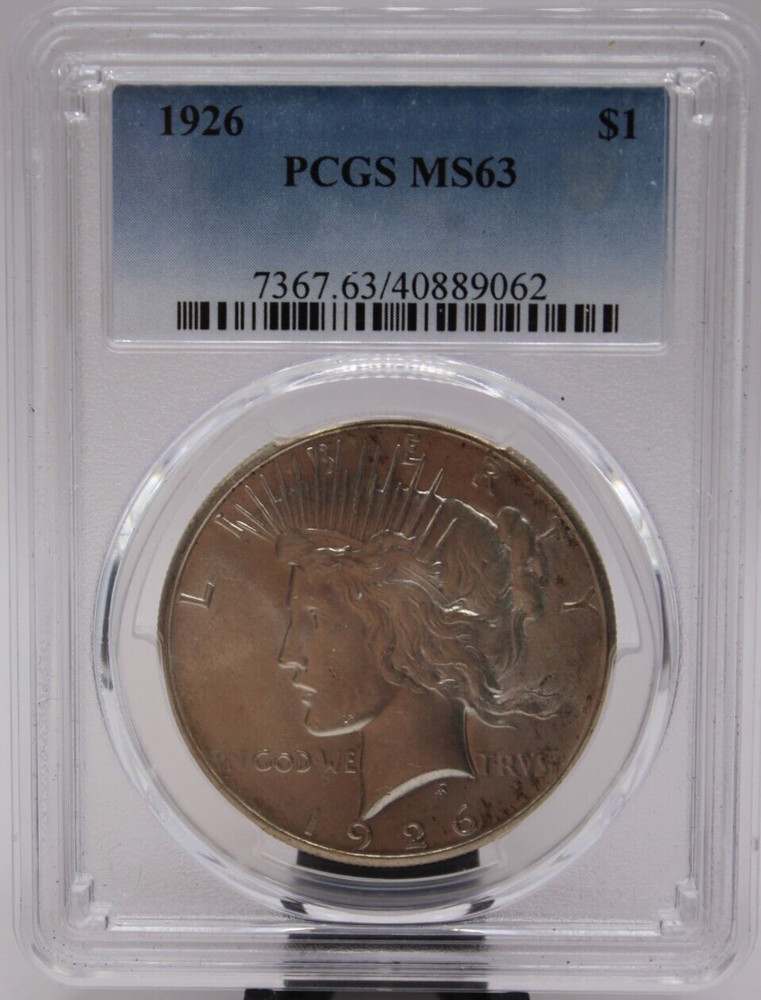 1926 Peace Dollar  PCGS  MS63  (033PID)