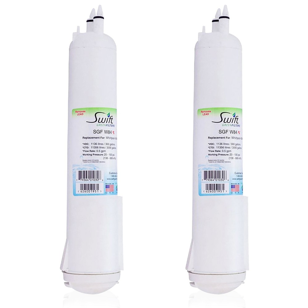 SGF-W84 Rx Replacement EFF-6016A, EFF-6008A  Refrigerator Filter(2 Pack)