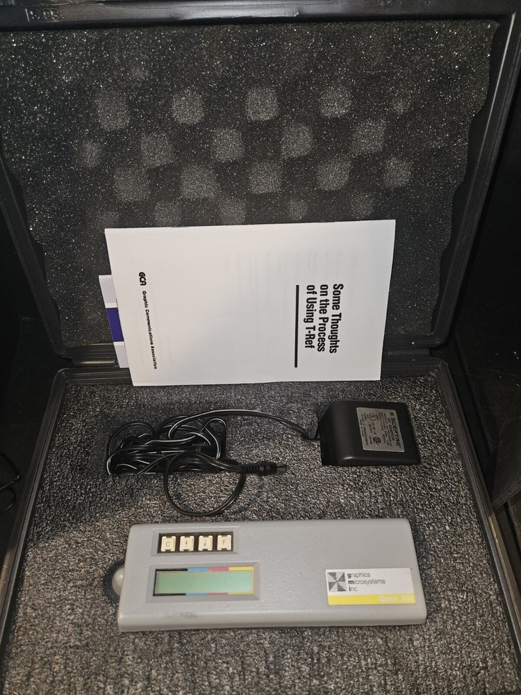 Cosar 202 (200 Series) Reflection Densitometer Graphics Microsystems Inc w/ Case