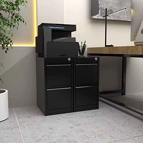 File Cabinet with Lock, Drawers