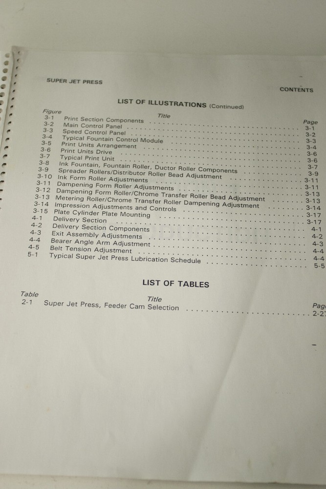 Halm SUPER Jet Press Operation Manual