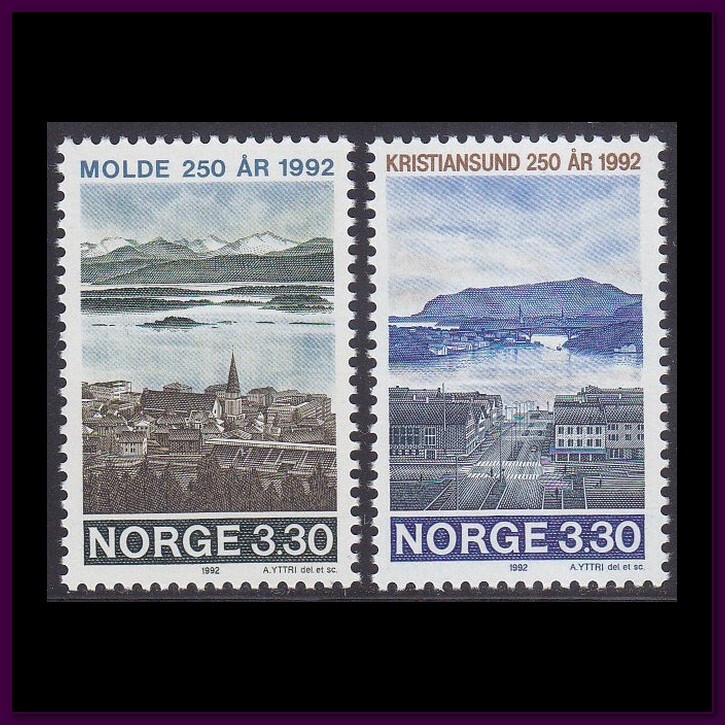 Norway - 1992  (1055-1056) Mint never Hinged