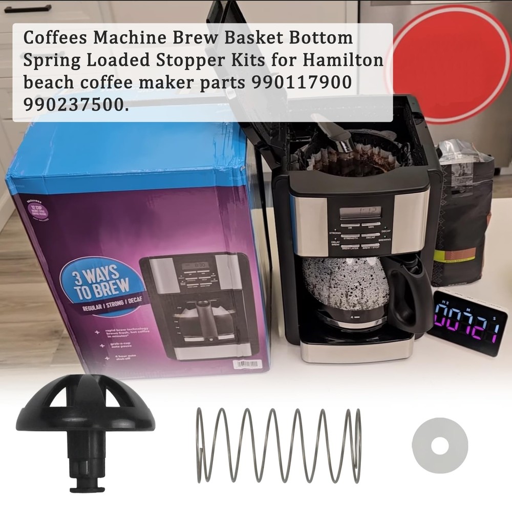 Coffee machine parts 2-Pack Replacement Brew Basket 2-Pack, Black