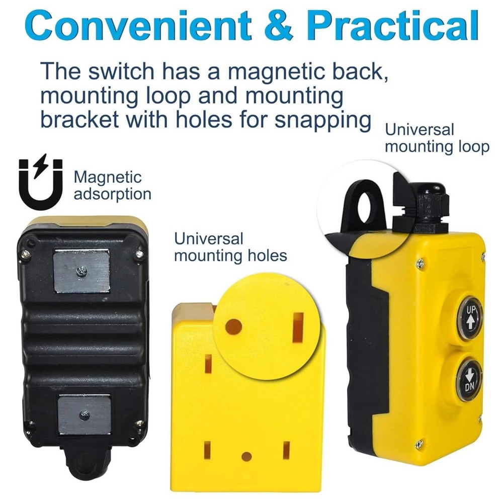 Remote Switch for Dump Trailer 12V DC Hydraulic Controller Up Down Operation