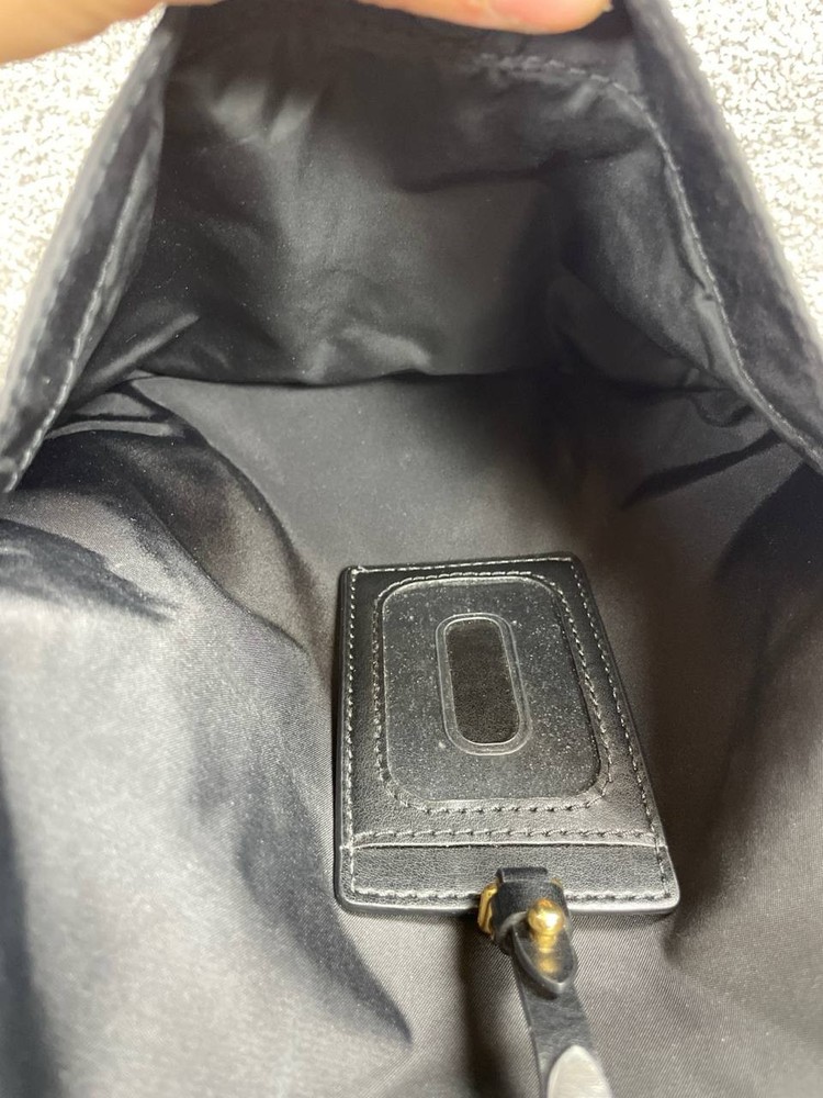 Marc Jacobs Mini Backpack Black Top Handle Adjustable Shoulder