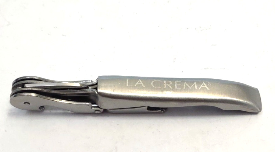 La Crema Corkscrew Wine Key Opener Silver