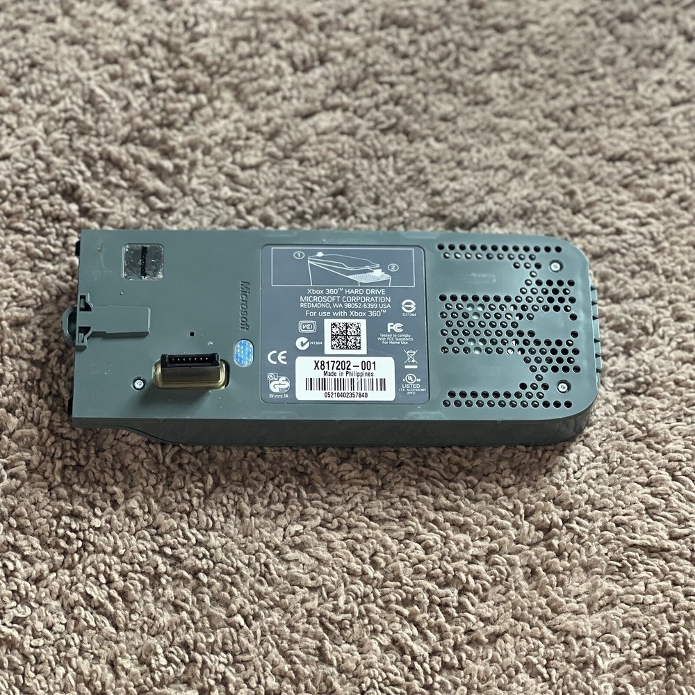 Official Microsoft XBOX 360 External 60GB HDD Hard Drive