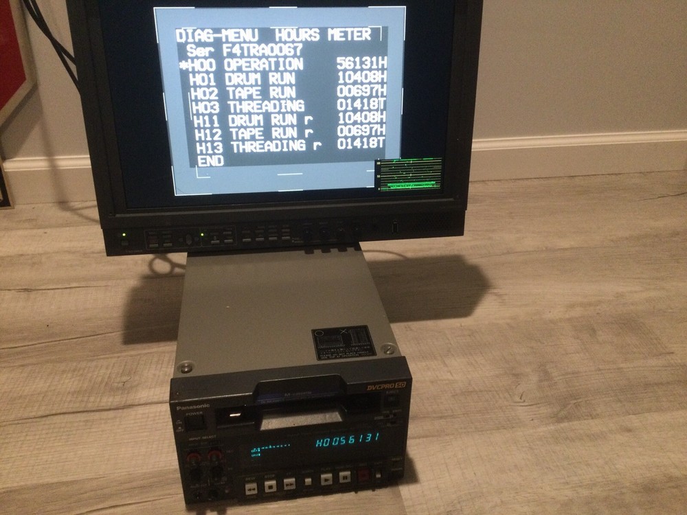 Panasonic AJ-D95DCP DVC Pro50 Recorder/Player Error 09 drum error, Sold Parts