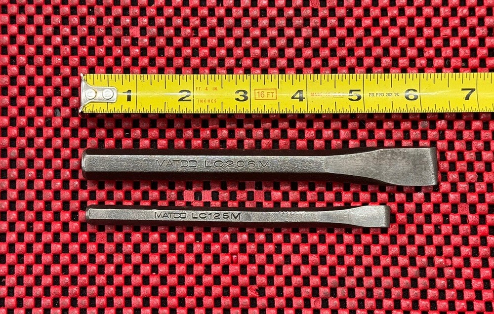 Matco Tools 2 PC LC206M & LC125M Chisel Bit Set S2