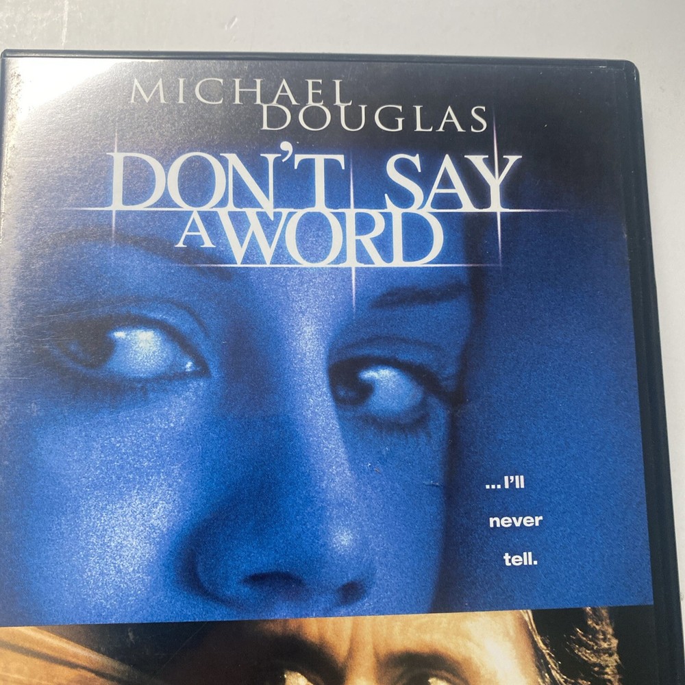 2001 Don't Say a Word Michael Douglas DVD