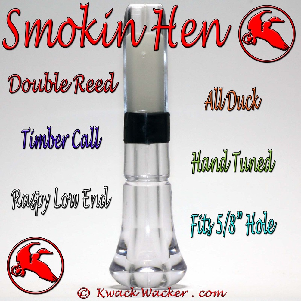 Duck call Inserts Kwack Wacker Smokin Hen Timber Call