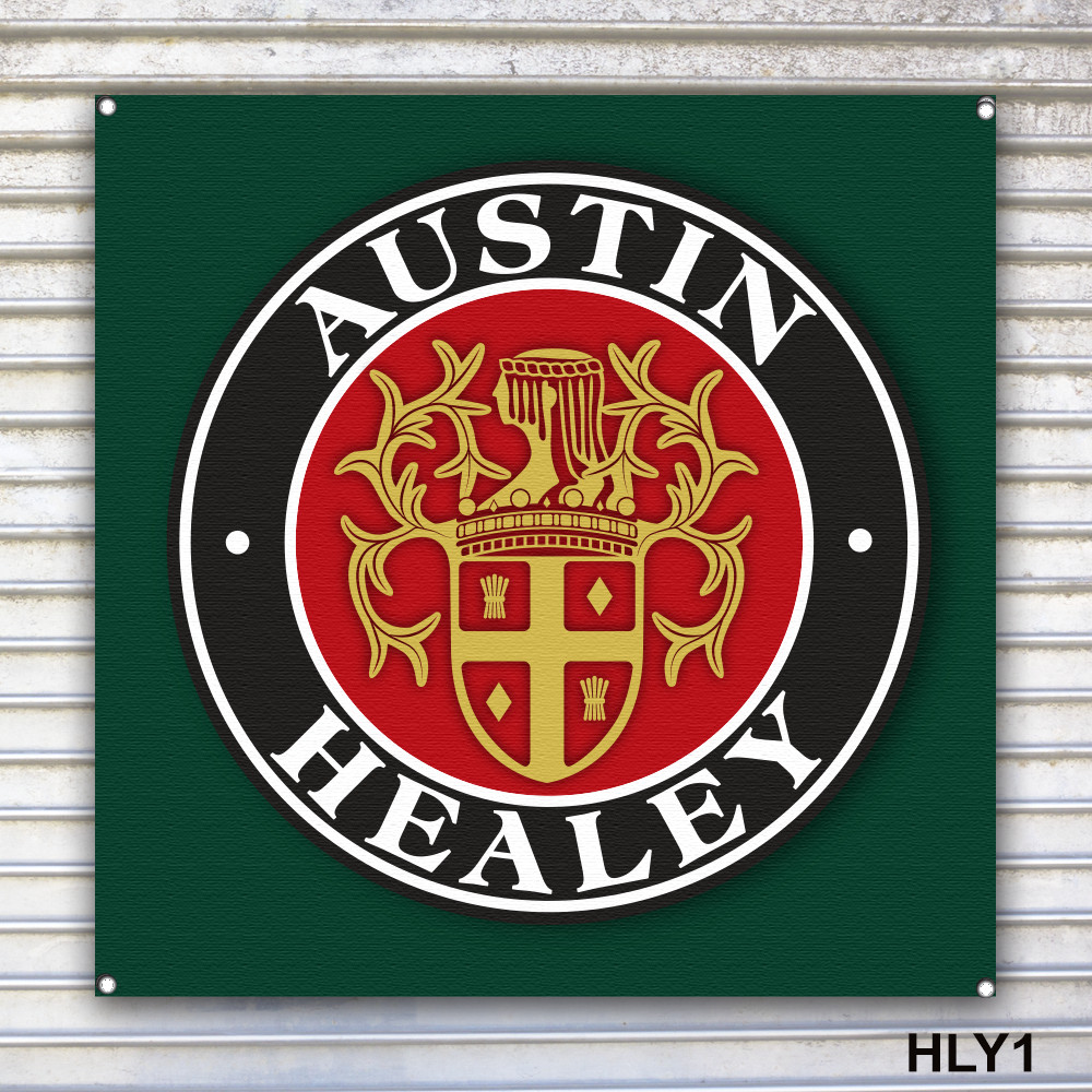 Austin Healey Banner Sign Wall Art