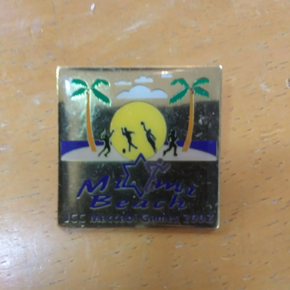 Miami Beach JCC Maccabi Games 2002 Souvenir Pin
