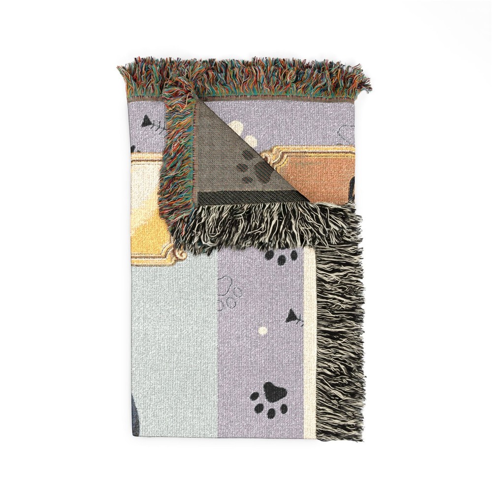 Pet Photo Personalized Woven Blanket
