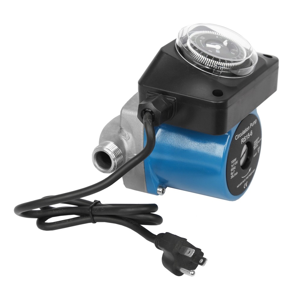 100W Instant Hot Water Recirculating Pump with Timer, Extremely Quiet Operation
