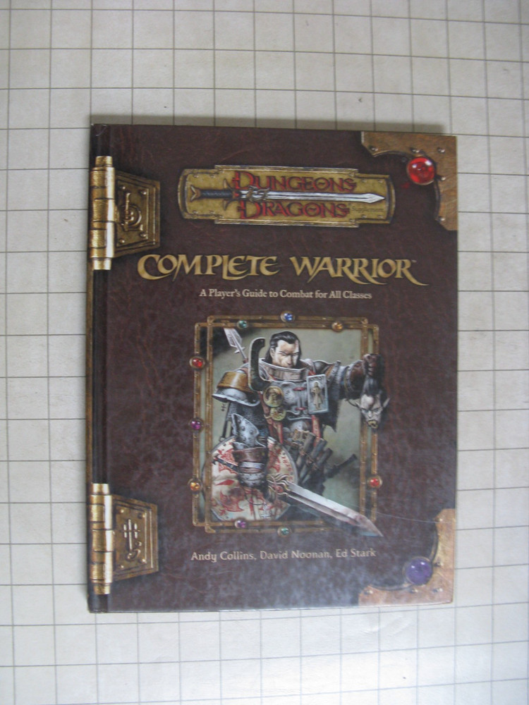 COMPLETE WARRIOR 3E d20 Dungeons & Dragons WotC