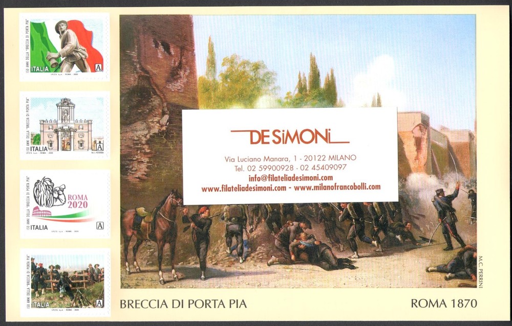 2020 Italy, Republic, 85 values + 4 sheets, MNH**