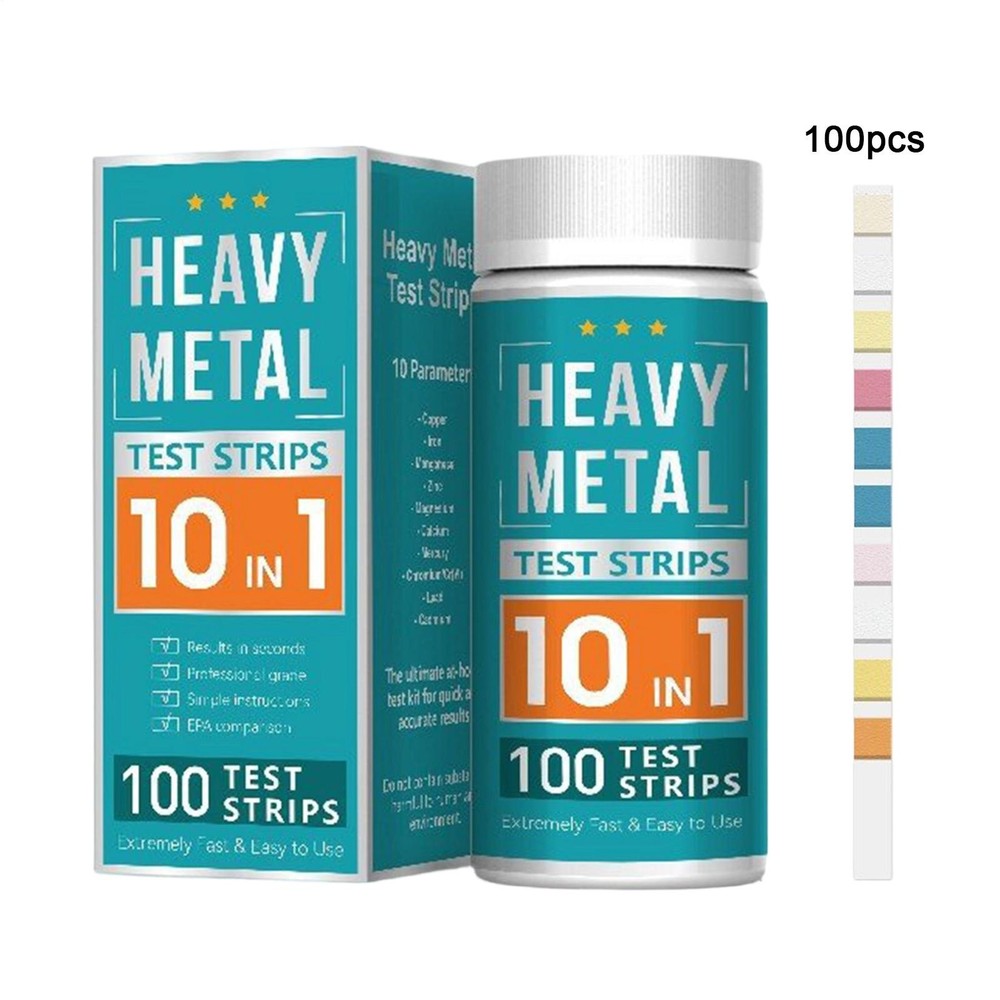 10-in-1 Drinking Water Test With 100 Strips Multi-parameter Pool Test Strips