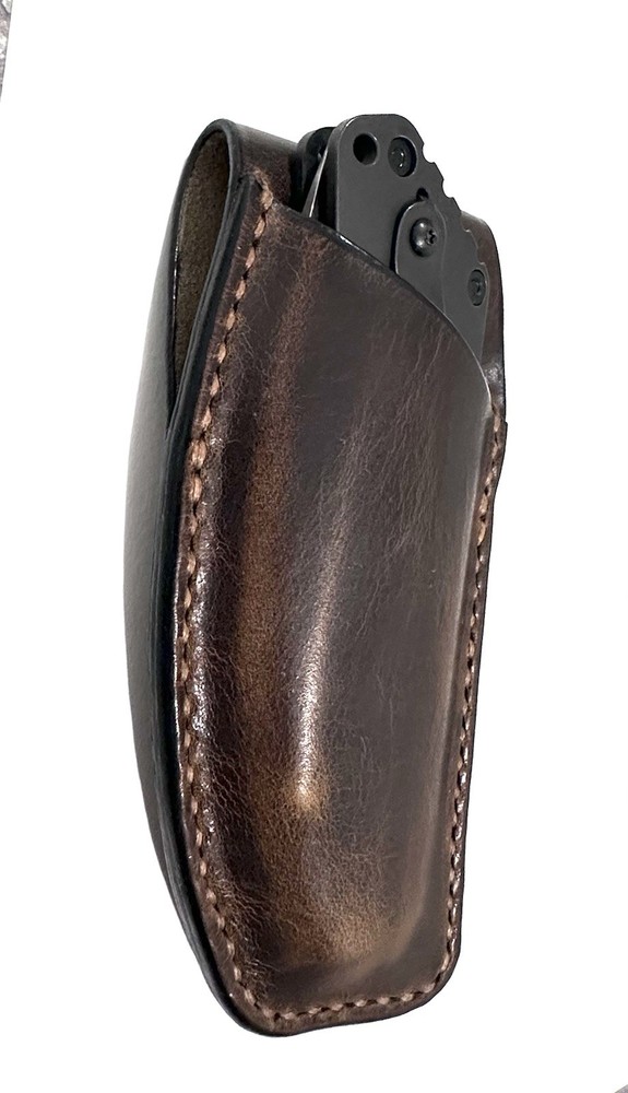 Strider SnG Leather Belt Sheath Handcrafted