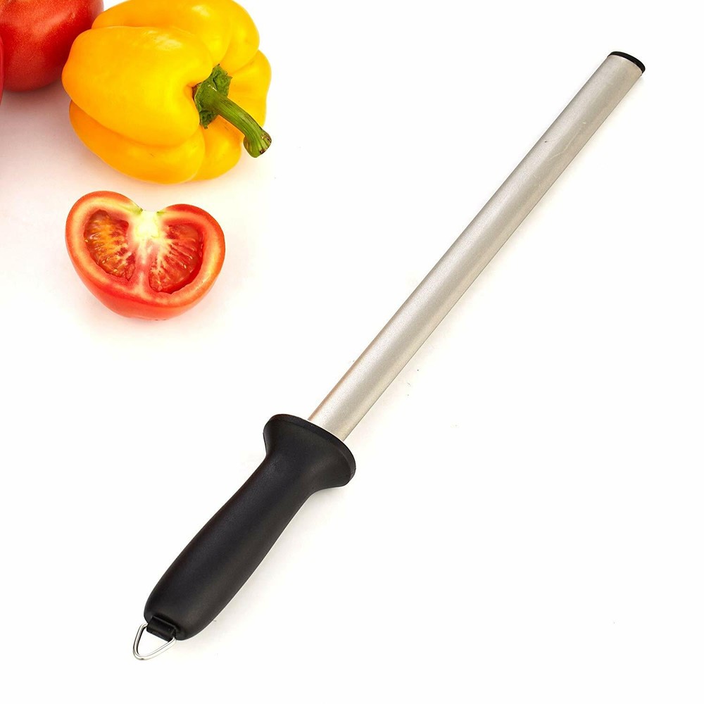 10 Inch Kitchen Sharpening Rod Knife Sharpener Rod Durable Sharpening Tool New