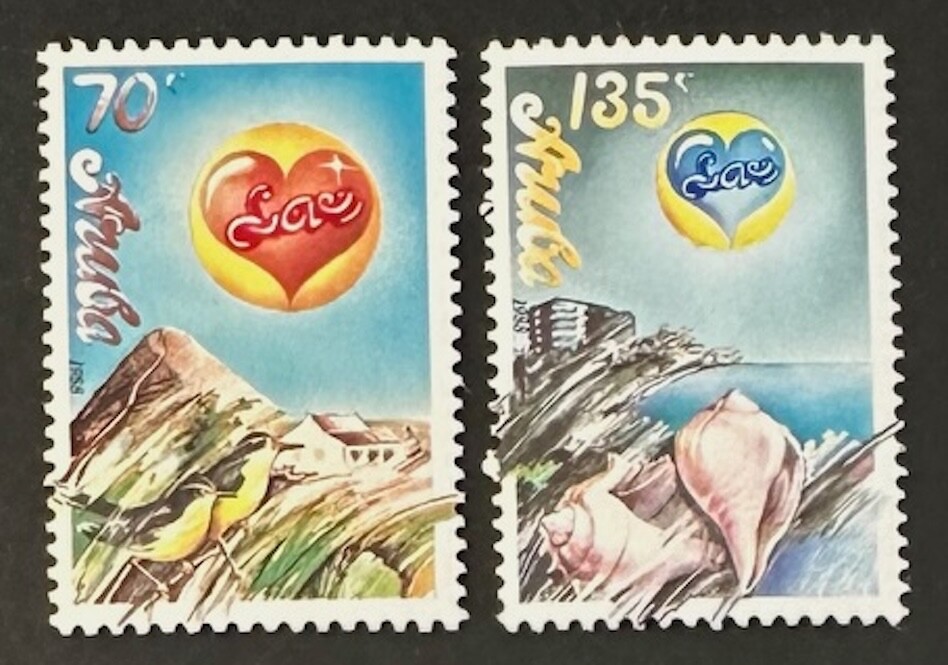 ARUBA 36 - 37 Lovely Mint NEVER Hinged  Set