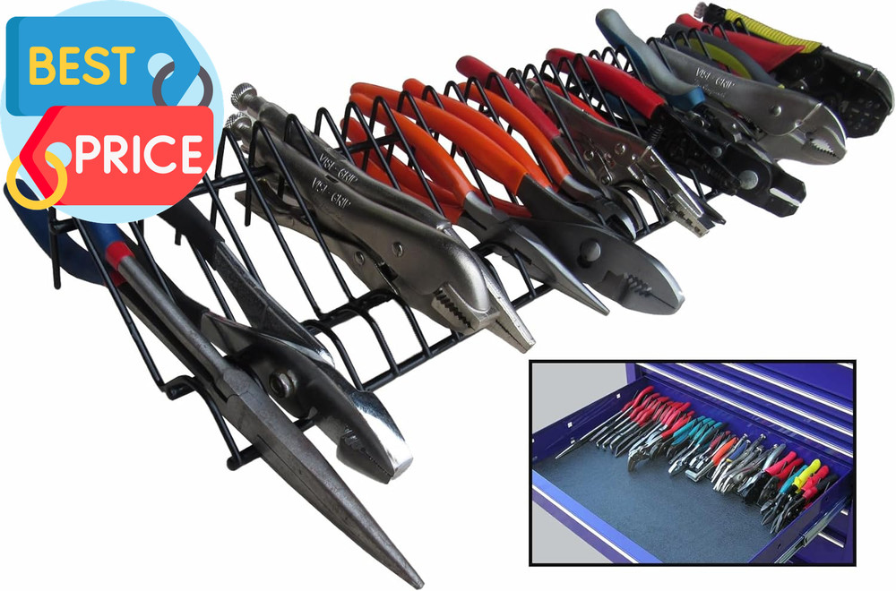 Pliers Rack & Organizer for Tool Drawer Storage New