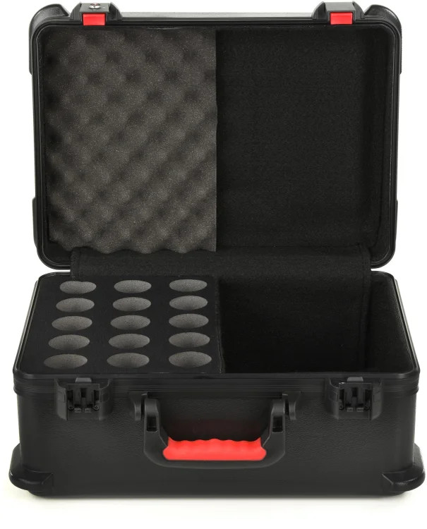 Gator GTSA-MIC15 ATA Molded 15 Microphone Case