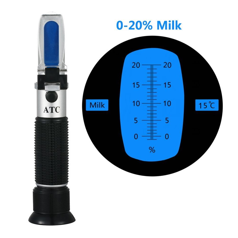 Digital Milk Purity Analyzer Tester 0%EF%BD%9E20% Refractometer Handheld...