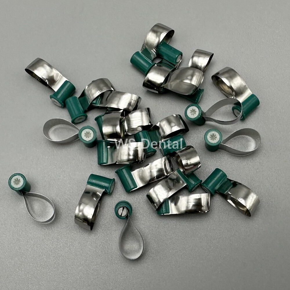 Dental Double-Side Sectional Contoured Anatomically Shaped Matrix Bands Knob