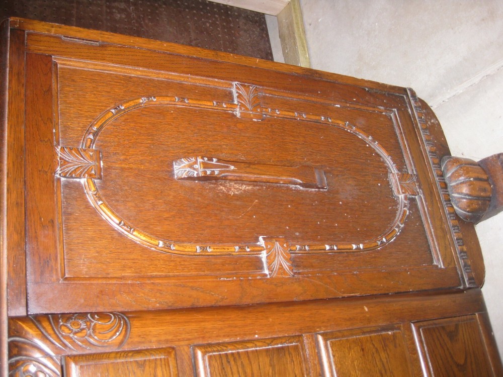 Antique Sideboard Buffet Cabinet