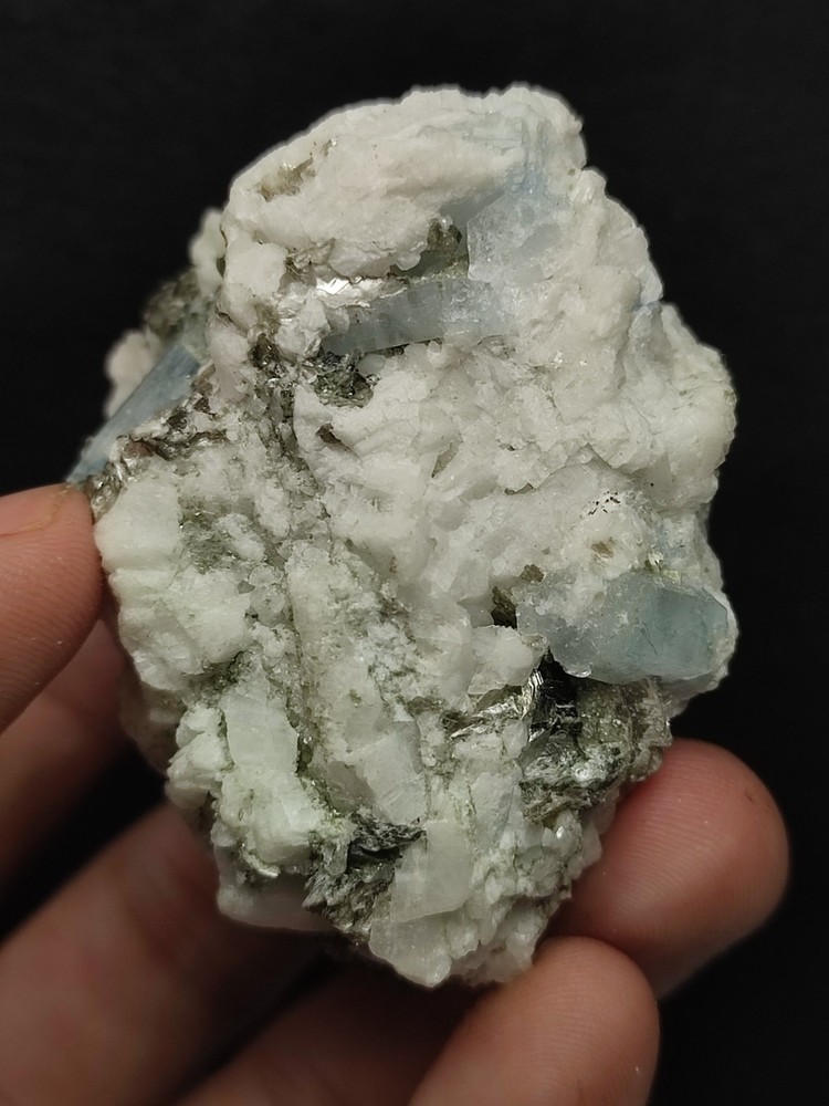 Alkali Beryl Crystal On Matrix With Nice Terminations-Pak.