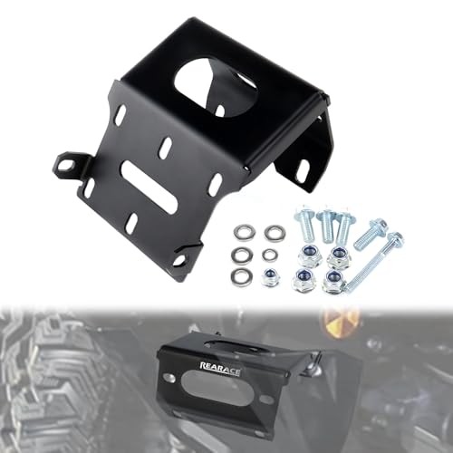 Winch Mounting Plate, Winch Mount Bracket Fit for Rancher Foreman Rubicon