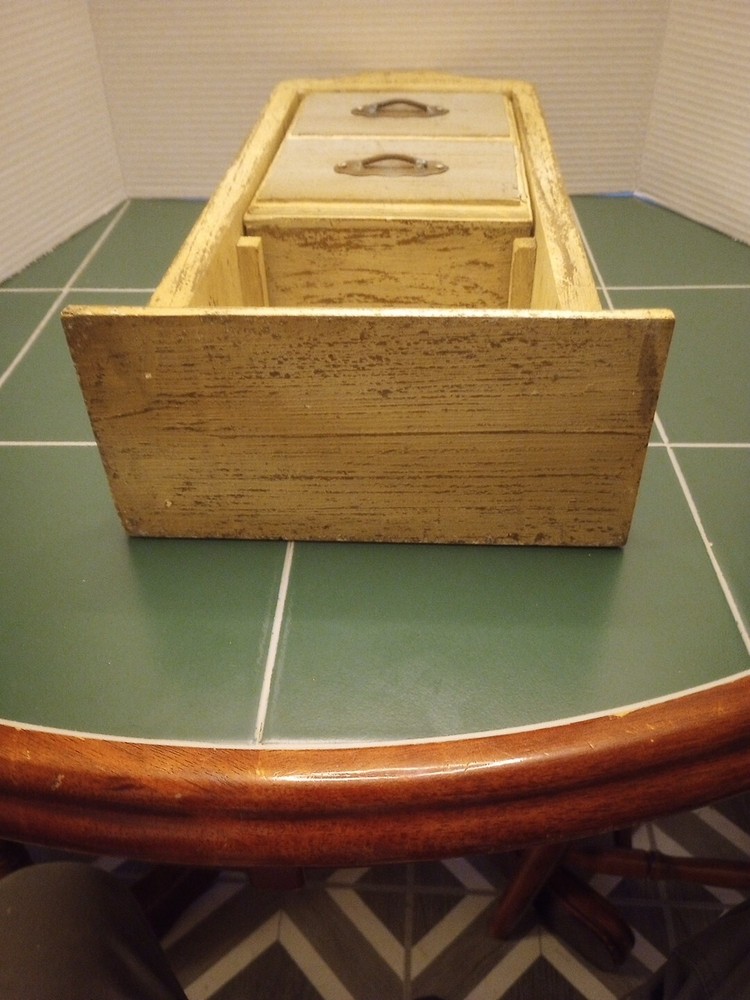 3 Drawer Solid Wooden Keepsake Storage Box High Quality