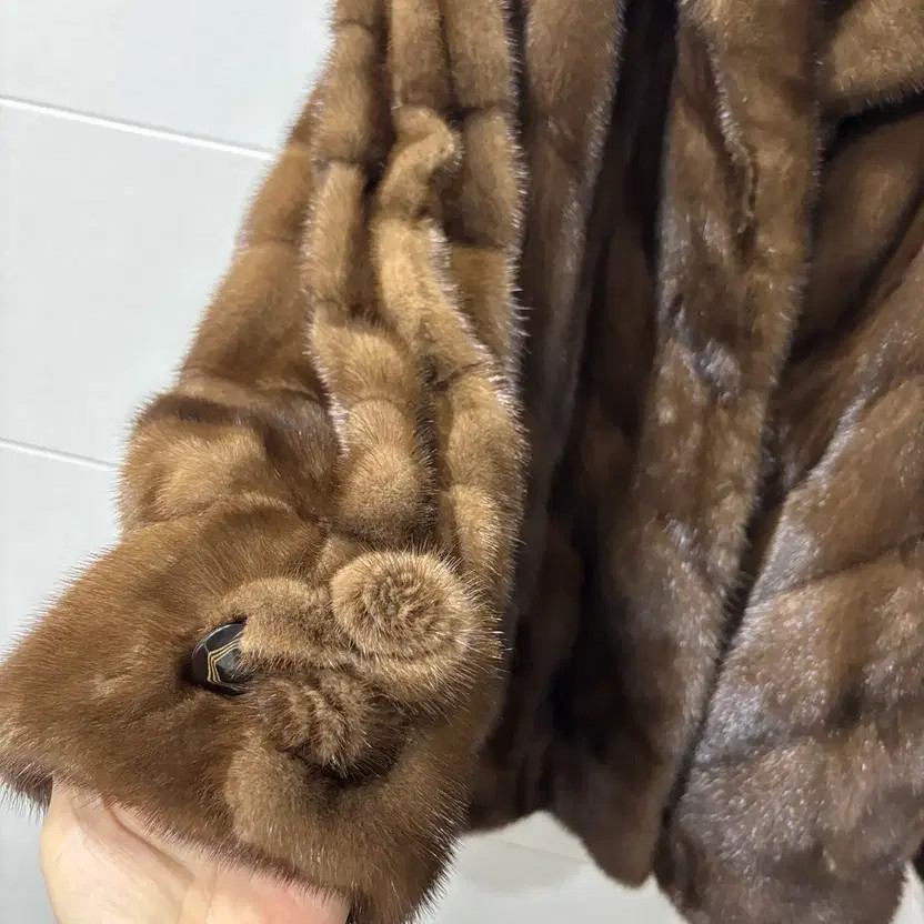 Italian Horizontal Mink Coat Official