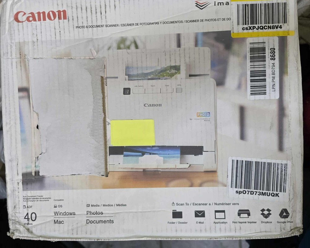 Canon imageFORMULA RS40 Photo and Document Scanner